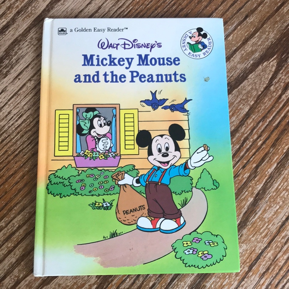 VINTAGE Disney easy reader Mickey Mouse golden
